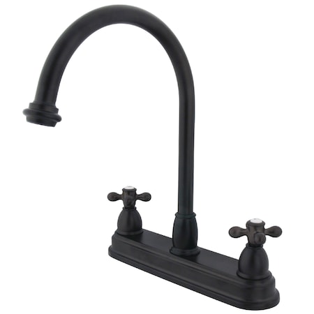 Kingston Brass Restoration Centerset Kitchen Faucet, Oil Rubbed Bronze KB3745AX